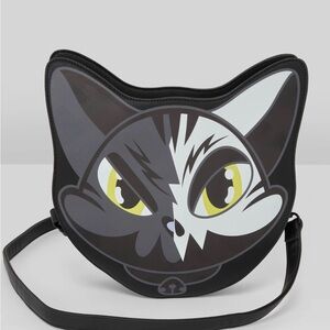 Killstar Black and White Crossbody Bag